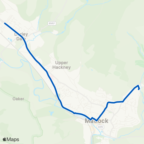 Andrews of Tideswell  map