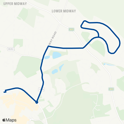 Diamond Bus East Midlands  map