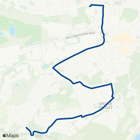 Diamond Bus East Midlands  map