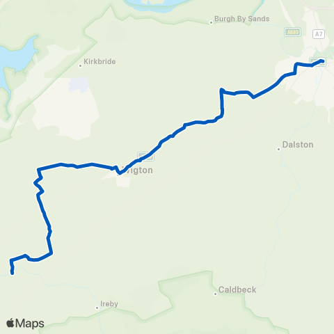 Ellenvale Coaches  map