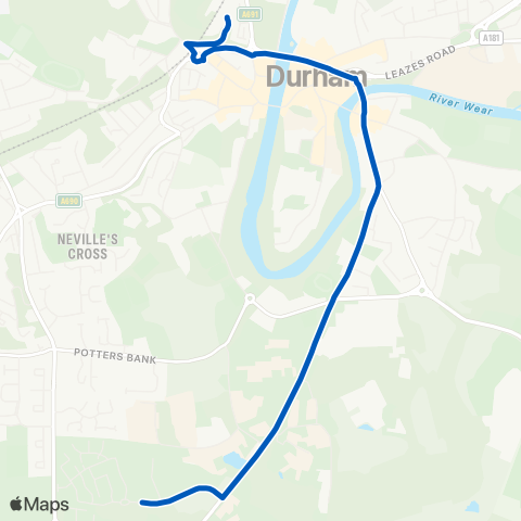 Gateshead Central Taxis  map