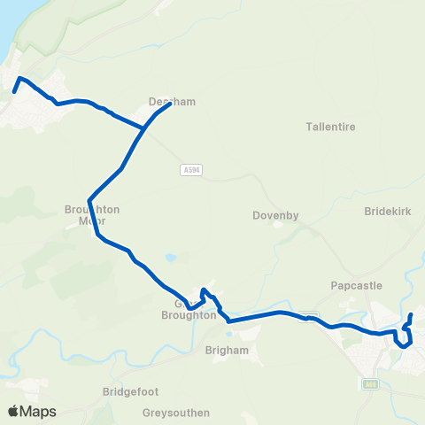 Ellenvale Coaches  map