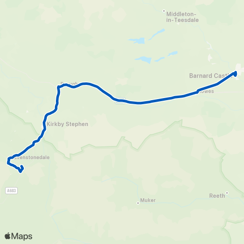 Cumbria Classic Coaches  map