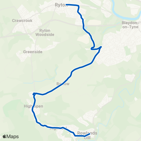 Gateshead Central Taxis  map