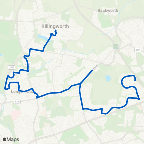 Gateshead Central Taxis  map