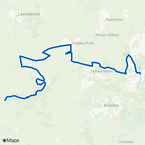 Gateshead Central Taxis  map