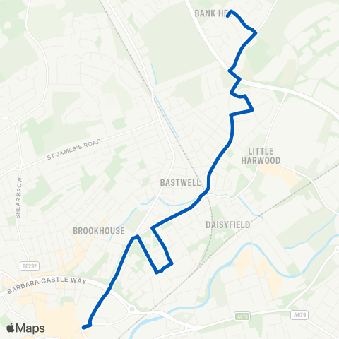 Blackburn Private Hire  map