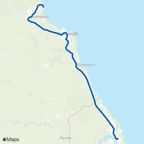 Borders Buses Murrayfield - Chapel Street map