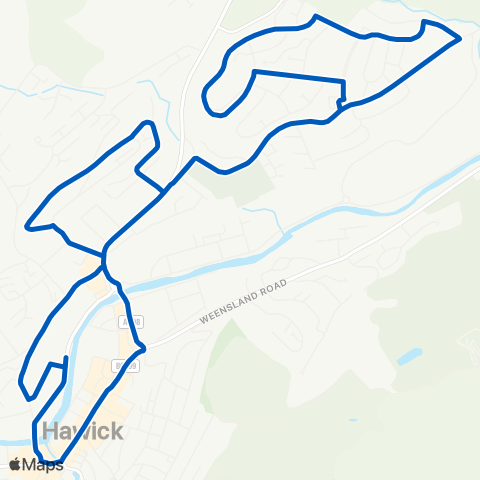 Borders Buses Mart St Bus Stance - Mart St Bus Stance map