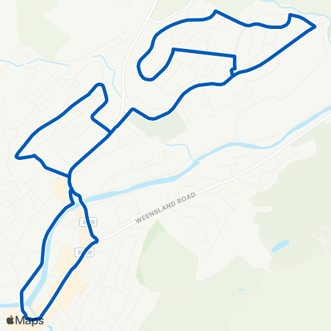 Borders Buses Mart St Bus Stance - Mart St Bus Stance map