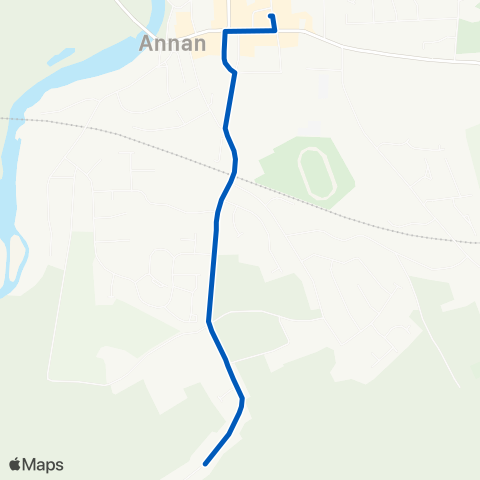 Andersons of Langholm Terminus - Stance 3 map