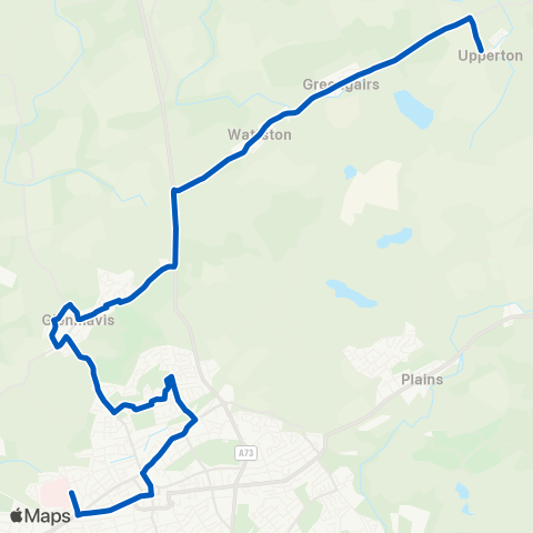 ARG Travel The Crescent - Monklands General Hosp map