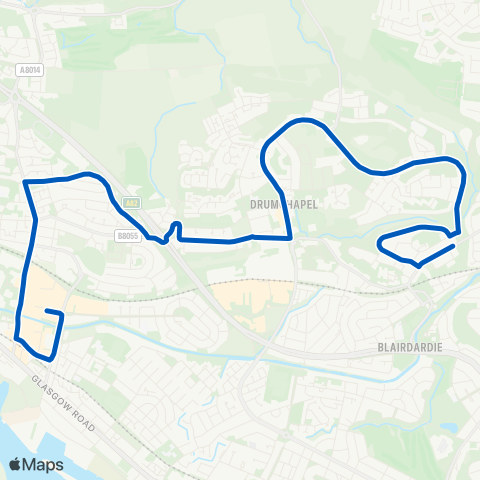 Avondale Coaches Essenside Avenue - Shopping Centre map