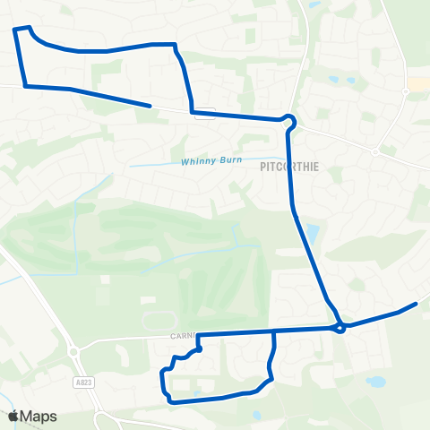 Bay Travel Eardley Crescent - Calaisburn Place map