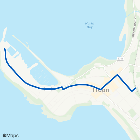 Caledonian MacBrayne Ferry Terminal - Barassie Street map