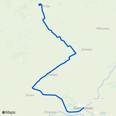 Borders Buses Market Square - Besom Inn map