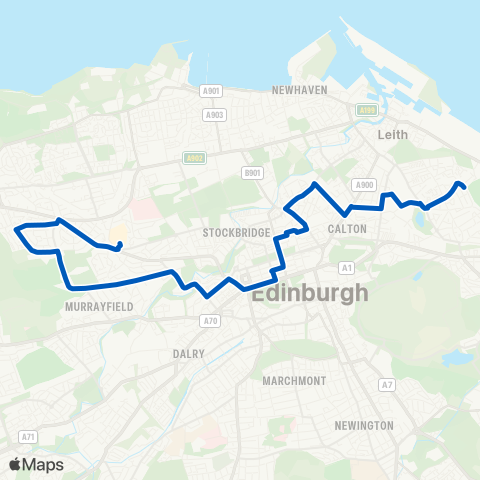 Aberdeenshire Council Craigleith Retail Pk (Stop 1) - Findlay Gardens map