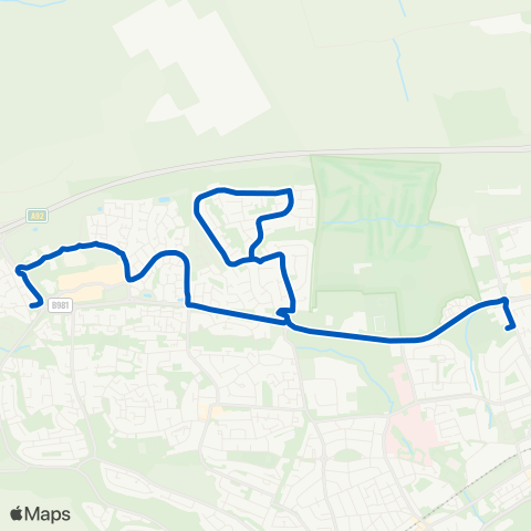 Bay Travel Chapel Turning Circle - St Marie's PS map