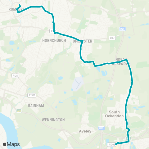 Arriva London North  map