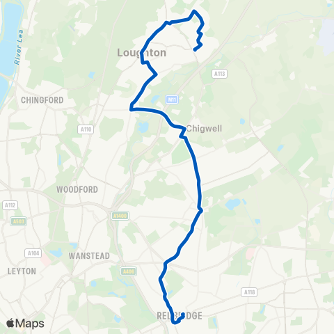 BLUE TRIANGLE BUSES LIM  map