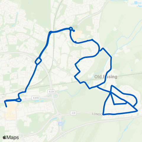 Basingstoke Community Transport  map