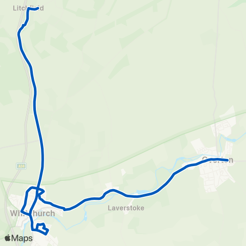 Basingstoke Community Transport  map