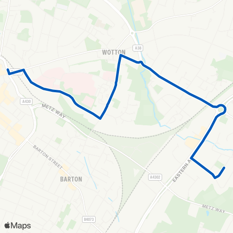 Cheltenham Community Transport  map