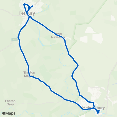 Cheltenham Community Transport  map