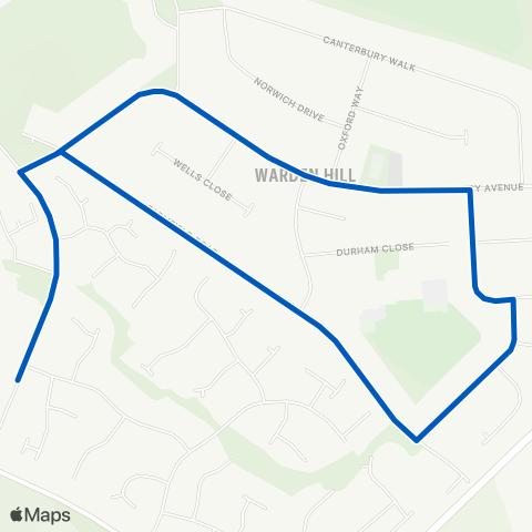 Cheltenham Community Transport  map