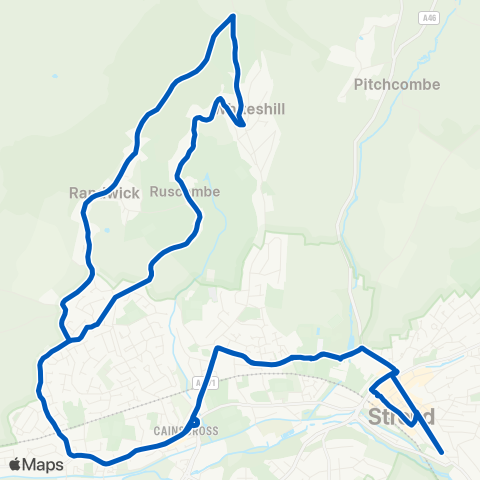 Cotswold Green  map