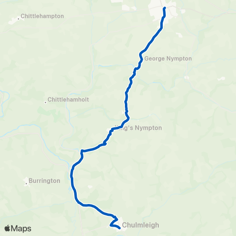 Country Bus  map