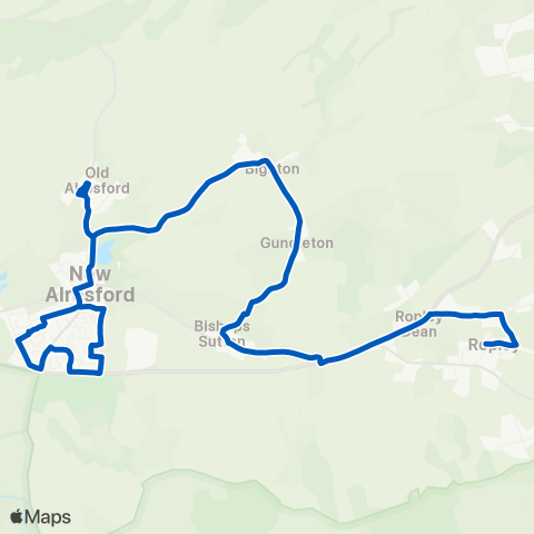 Cresta Coaches  map