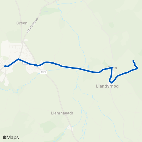 Denbighshire Council  map