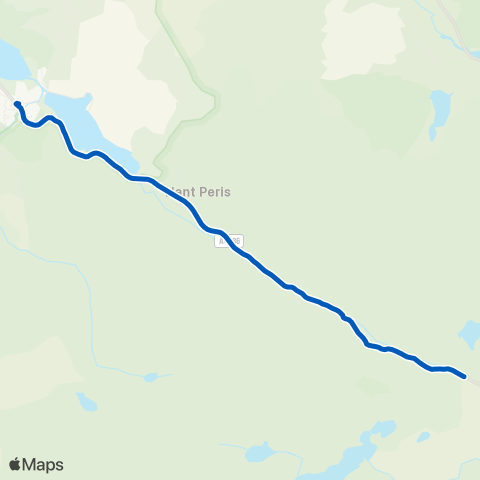 Gwynfor Coaches  map