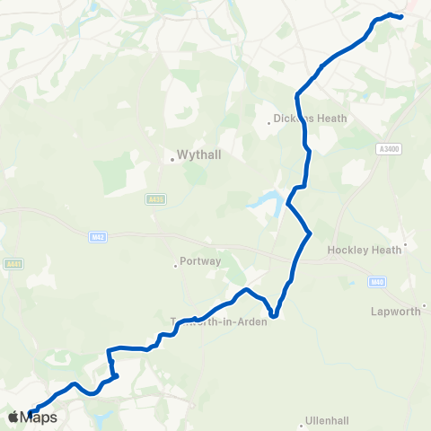 Coventry Minibuses  map