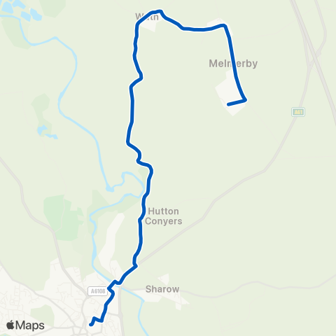 Dales and District  map