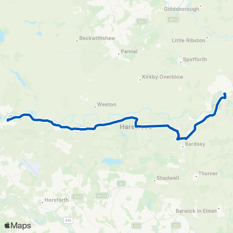 Connexions Buses  map