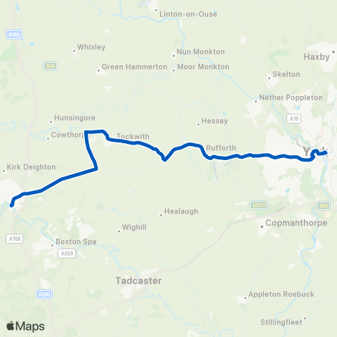 Connexions Buses  map