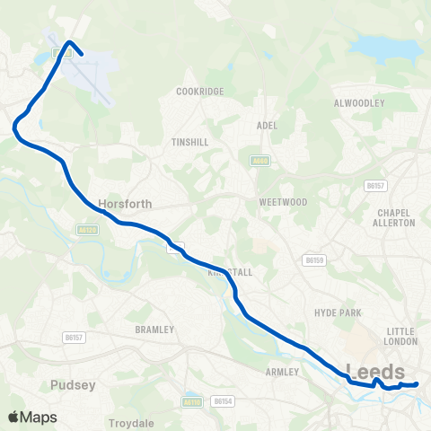 Coastliner  map