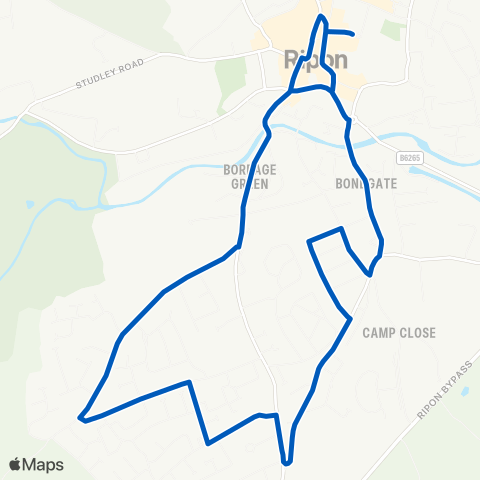 Dales and District  map