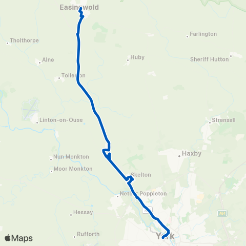 Coastliner  map