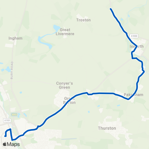 Mulleys Motorways  map