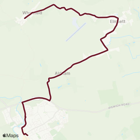 Hedingham & Chambers  map