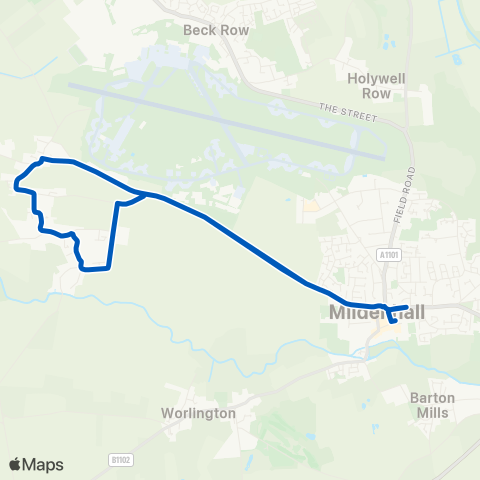 Mulleys Motorways  map