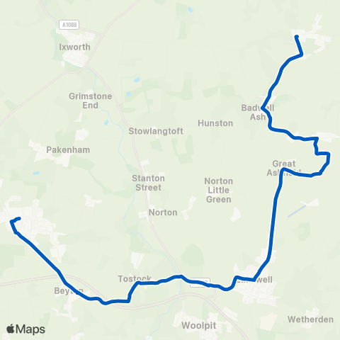 Mulleys Motorways  map