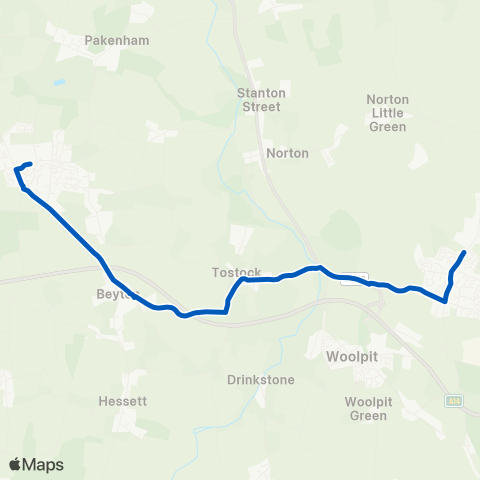 Mulleys Motorways  map