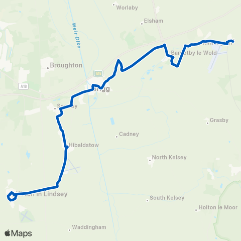 Hornsbys Bus & Coach  map