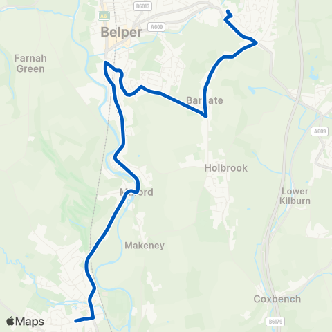 Harpurs Coaches  map