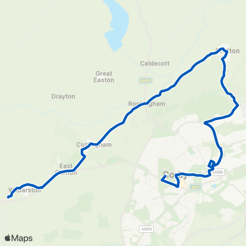 Lawson's of Corby  map