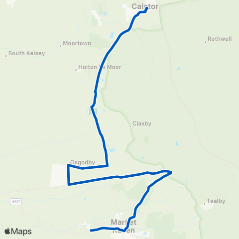 J R Dent Coaches  map